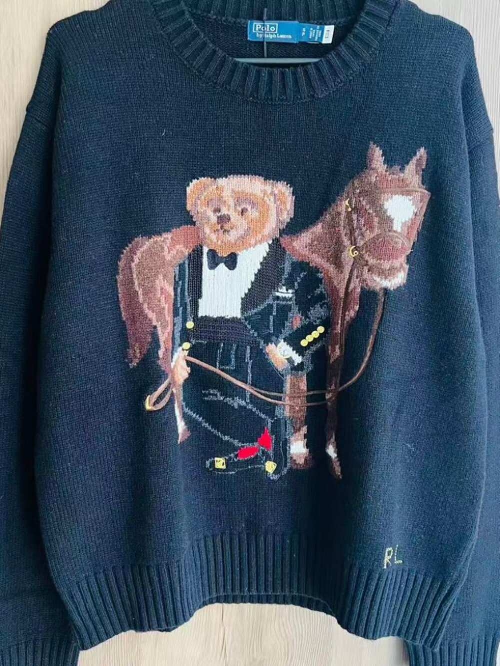 Polo Ralph Lauren Teddy Bear Horse Knit Sweater - Picture 2 of 7